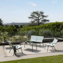 Poltrona Bassa imbottita VENCE LaFuma LFM5274 Mistral/Titane