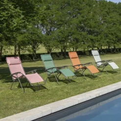 Poltrona Reclinabile Sdraio R CLIP LaFuma LFM4020 Clémentine/Titane