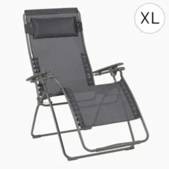 Poltrona Reclinabile Sdraio FUTURA XL LaFuma LFM3116 Obsidian