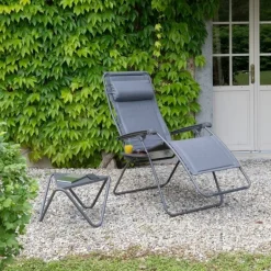 Poltrona Relax Imbottita RSX CLIP XL PADDED LaFuma LFM5334 Ombre/Titane