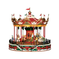 Santa Carousel con Alimentatore 4.5V Cod. 34682