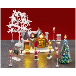Santa's Snack Shack Set con Alimentatore 4.5V Cod. 56674