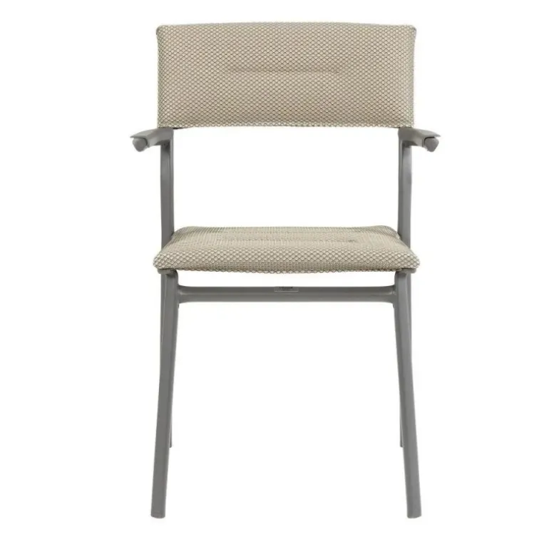 Sedia Impilabile con Braccioli ORON LaFuma LFM5273 Moka