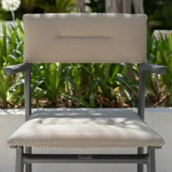 Sedia Impilabile con Braccioli ORON LaFuma LFM5273 Moka