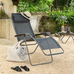 Sedia Poltrona Reclinabile Sdraio RSXA CLIP LaFuma LFM2055 Black