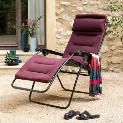 Sedia Poltrona Reclinabile Sdraio RSX CLIP AirComfort LaFuma LFM2058 Bordeaux