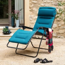 Sedia Poltrona Reclinabile Sdraio RSX CLIP AirComfort LaFuma LFM2058 Coral Blue