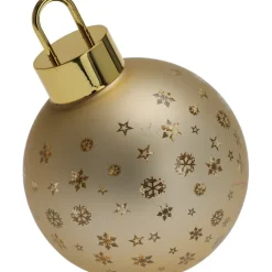 Sfera di Vetro con Led 15 Cm - Oro