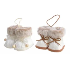 Stivali in poliestere con pelo 9 cm. Pezzo Singolo.