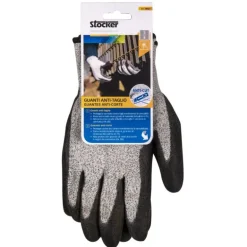 Stocker Guanti anti taglio, mis. 10/L