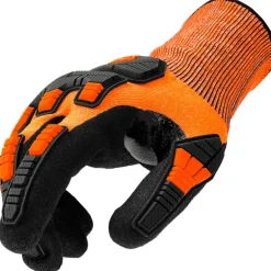 Stocker Guanti antitaglio per forbici 10/L arancione, in nitrile