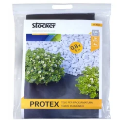 Stocker Protex Telo per pacciamatura nero 1,60 x 5 m 50 gr