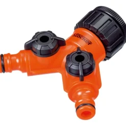 Stocker Raccordo rubinetto a 2 uscite 1/2 3/4