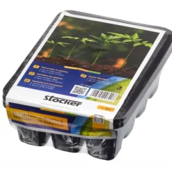 Stocker Semenzaio in plastica Set 6 x 12 vasetti ric. per Art. 9622 9623
