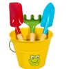 Stocker Set attrezzi e secchiello giallo KIDS GARDEN