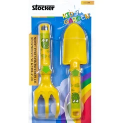 Stocker Set attrezzi giardinaggio giallo KIDS GARDEN