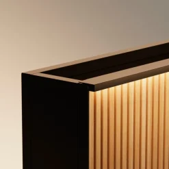 Supporto Magnetico Herstera per Luci colore Antracite per Fioriere DECO 100x7x3cm