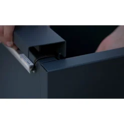 Supporto Magnetico Herstera per Luci colore Antracite per Fioriere da da 100 cm