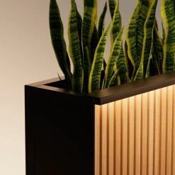 Supporto Magnetico Herstera per Luci colore Antracite per Fioriere DECO 120x7x3cm