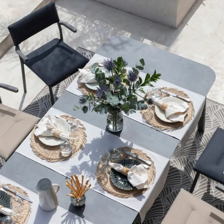 Tavolo da giardino allungabile ORON 170/205x100 cm LaFuma LFM5322 Fusain/Titane