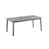 Tavolo da giardino allungabile ORON 170/205x100 cm LaFuma LFM5322 Ciment/Titane
