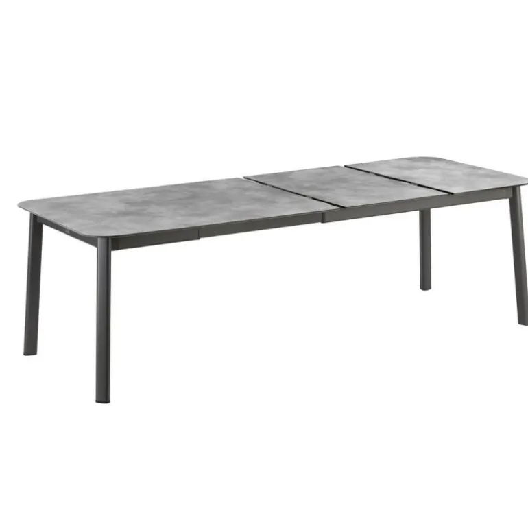 Tavolo da giardino allungabile ORON 170/205x100 cm LaFuma LFM5322 Ciment/Titane