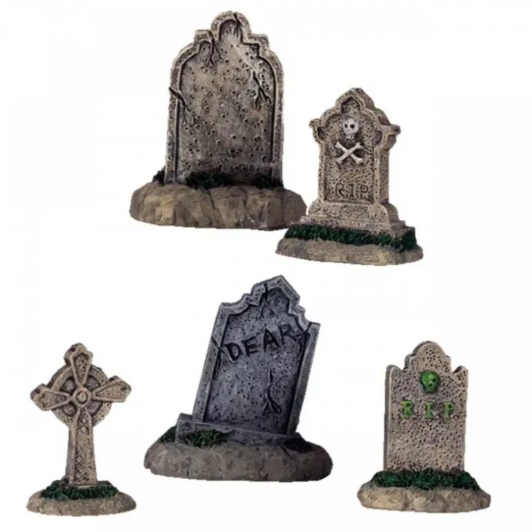 Tombstones Set Of 5 Cod. 44145