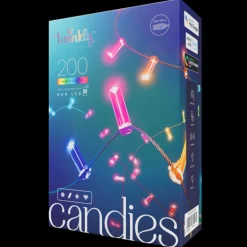 Twinkly CANDIES a Candela Luci di Natale Smart 200 Led RGB II Generazione Cavo Verde