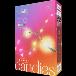Twinkly CANDIES a Stella Luci di Natale Smart 200 Led RGB II Generazione Cavo Verde