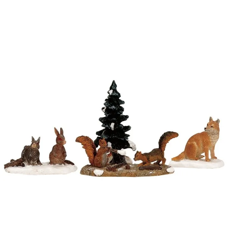 Woodland Animals Set of 4 Cod. 12516