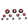 Wreaths With Red Bow Set of 12 Cod. 34957